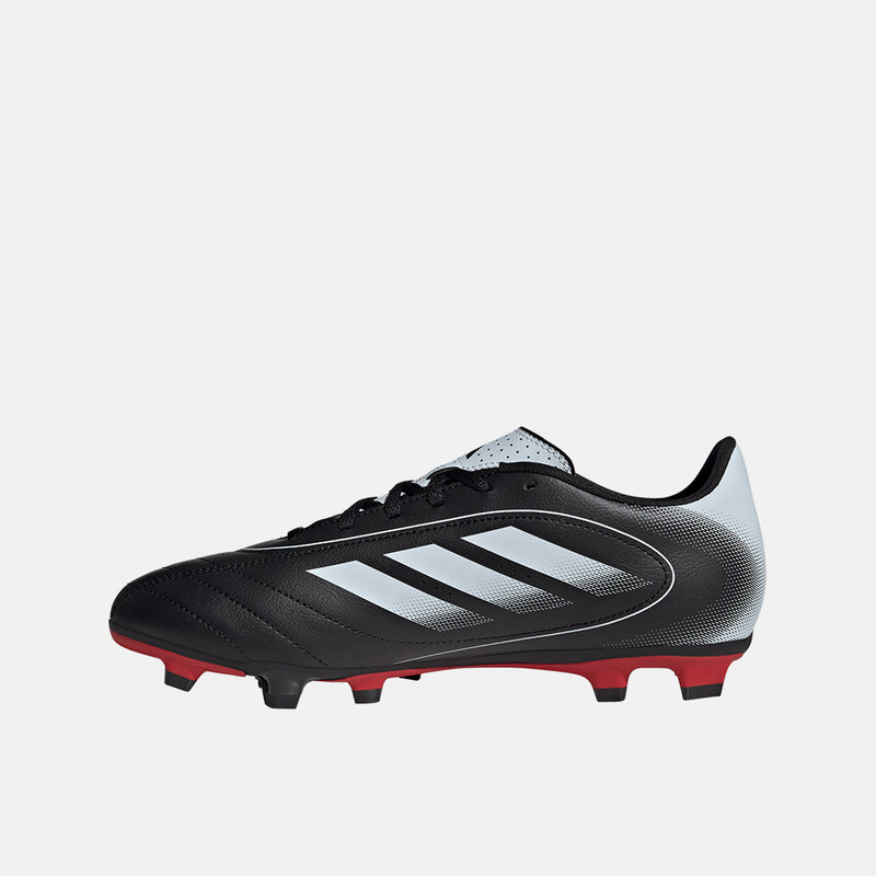 Side medial view of the Adidas Goletto IX FG/MG Soccer Cleats.