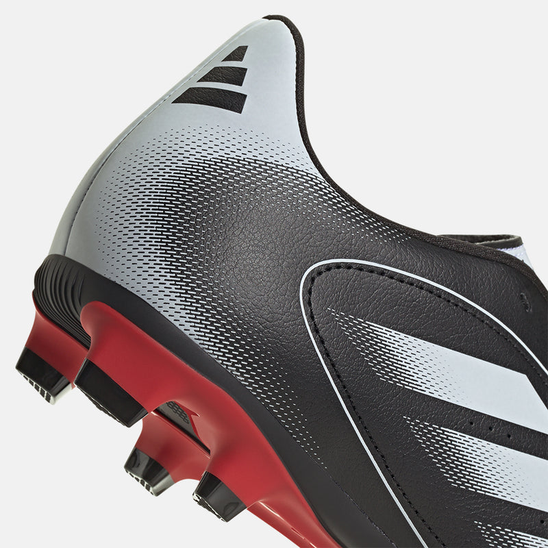 Up close, rear view of the Adidas Goletto IX FG/MG Soccer Cleats.