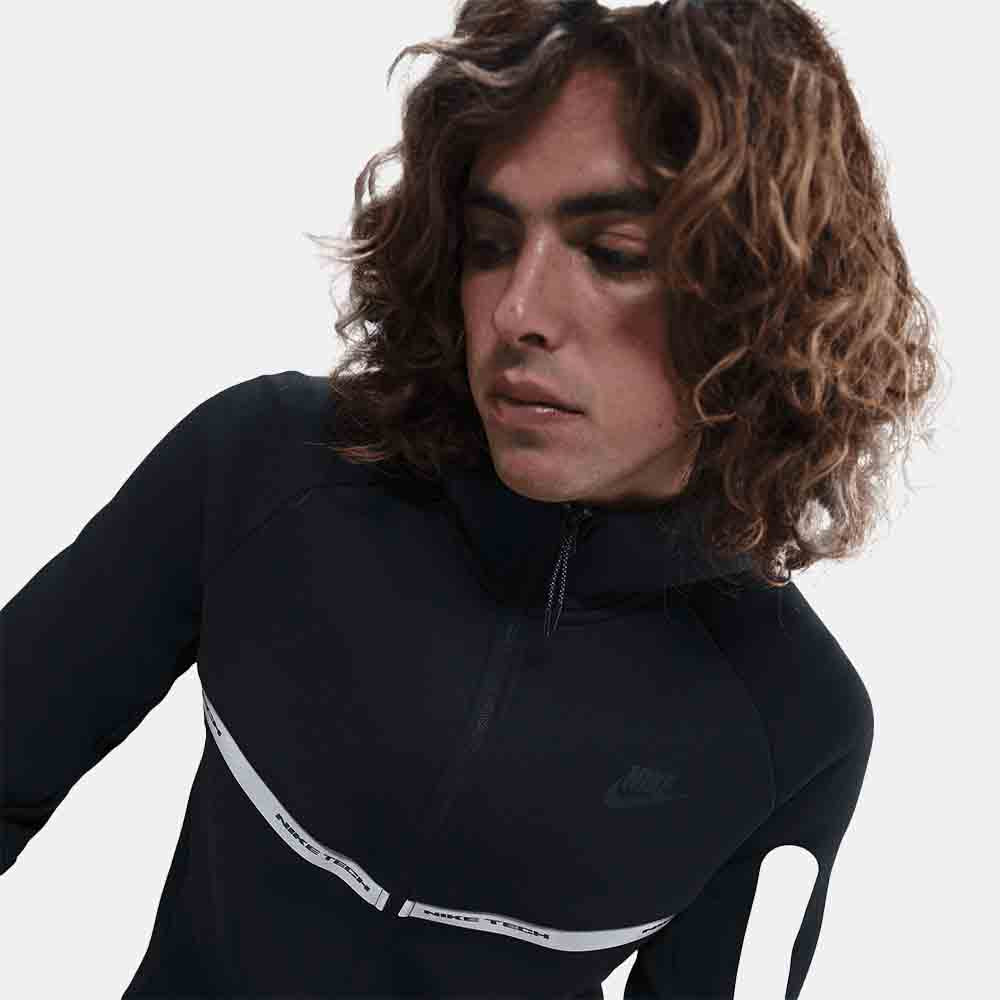 Up close, front view of the Men's Nike Tech Fleece.
