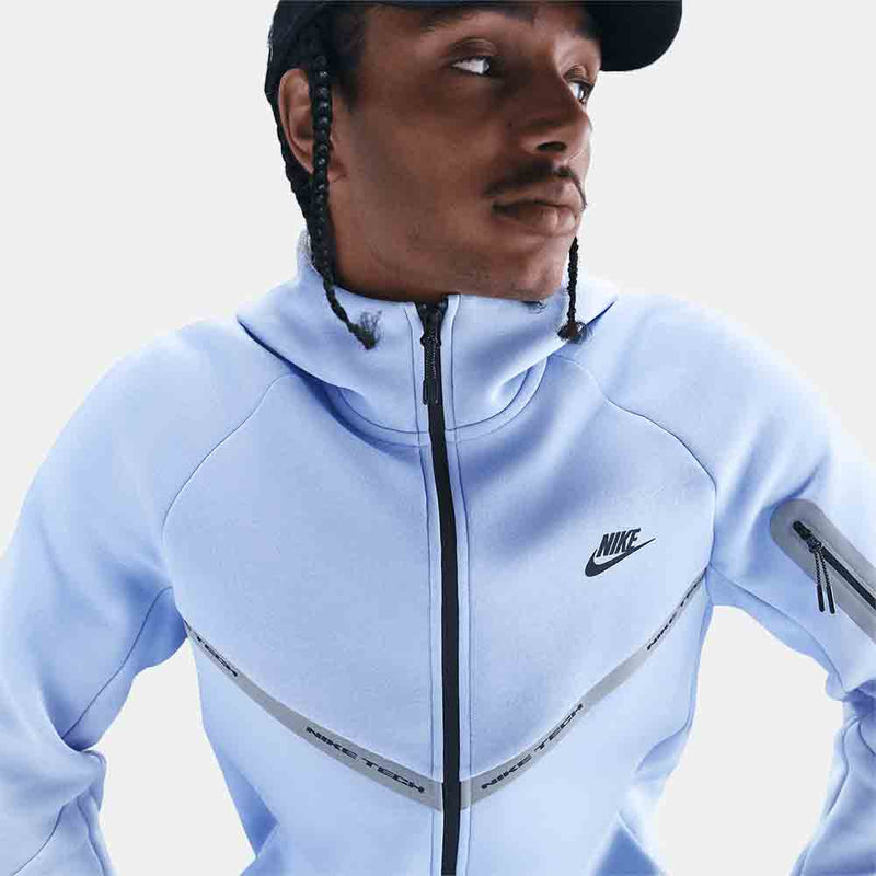 Up close, front view of the Men's Nike Tech Fleece.