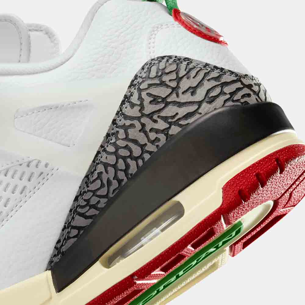 Up close, rear view of the Jordan Spizike Low SE.