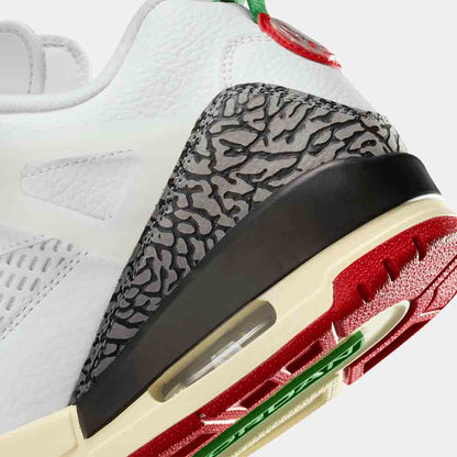 Up close, rear view of the Jordan Spizike Low SE.