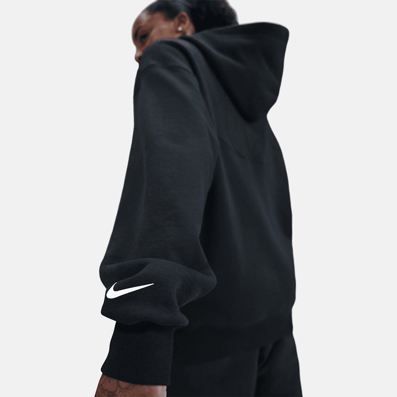 Side view of the Nike Caitlin Clark Basketball Fleece Pullover Hoodie.
