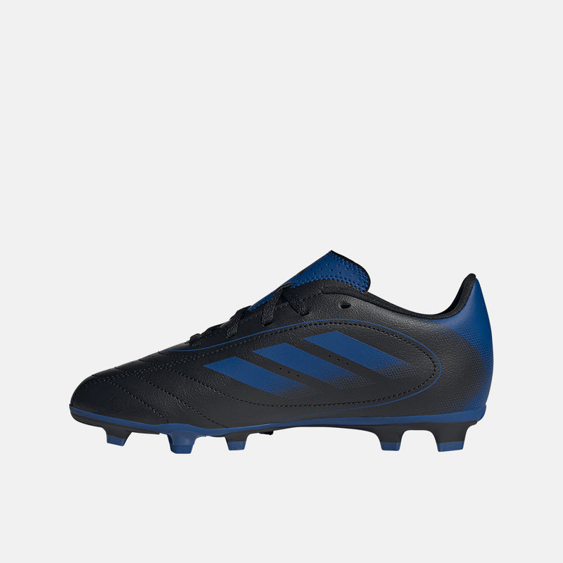 Side medial view of the Kids' Adidas Goletto IX Soccer Cleats.