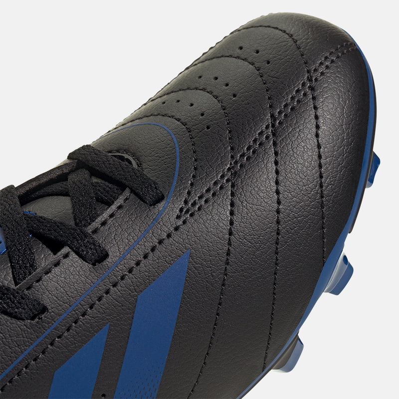Up close, front view of the Kids' Adidas Goletto IX Soccer Cleats.