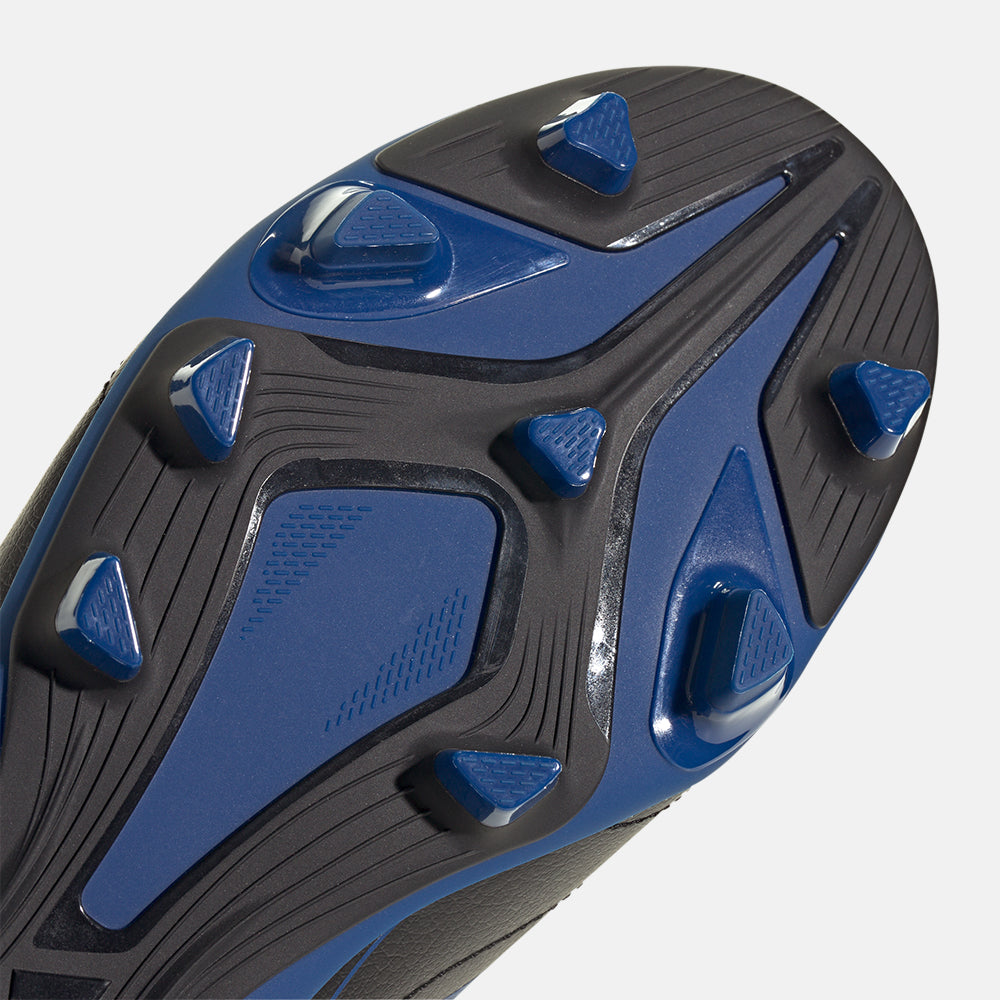 Up close, bottom view of the Kids' Adidas Goletto IX Soccer Cleats.