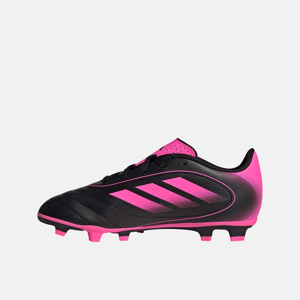 Side medial view of the Kids' Adidas Goletto IX Soccer Cleats.