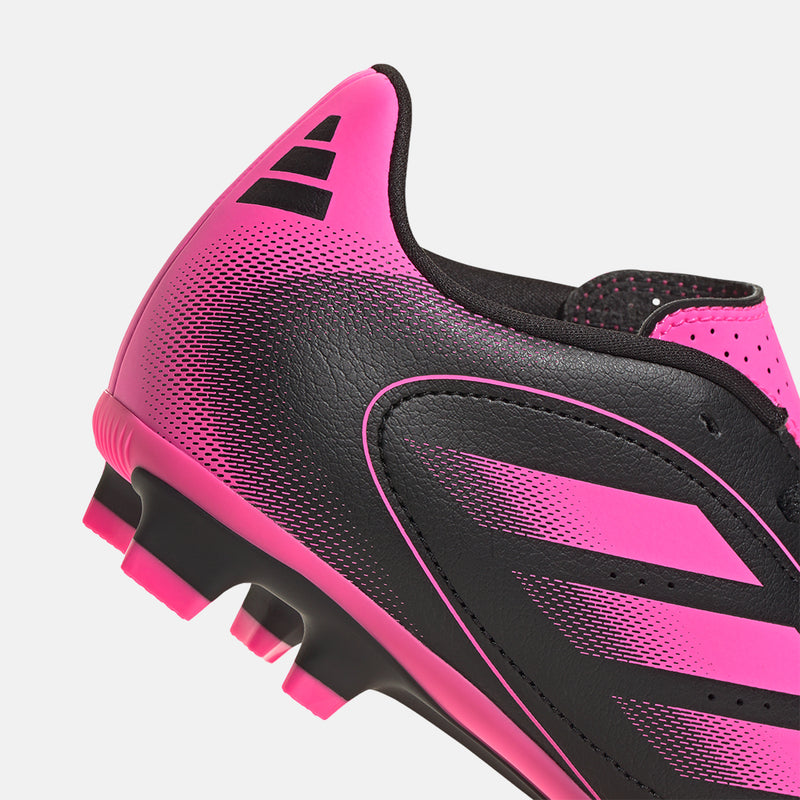 Up close, rear view of the Kids' Adidas Goletto IX Soccer Cleats.