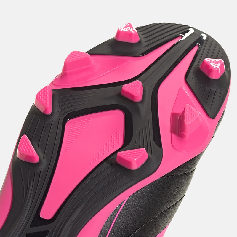 Up close, bottom view of the Kids' Adidas Goletto IX Soccer Cleats.