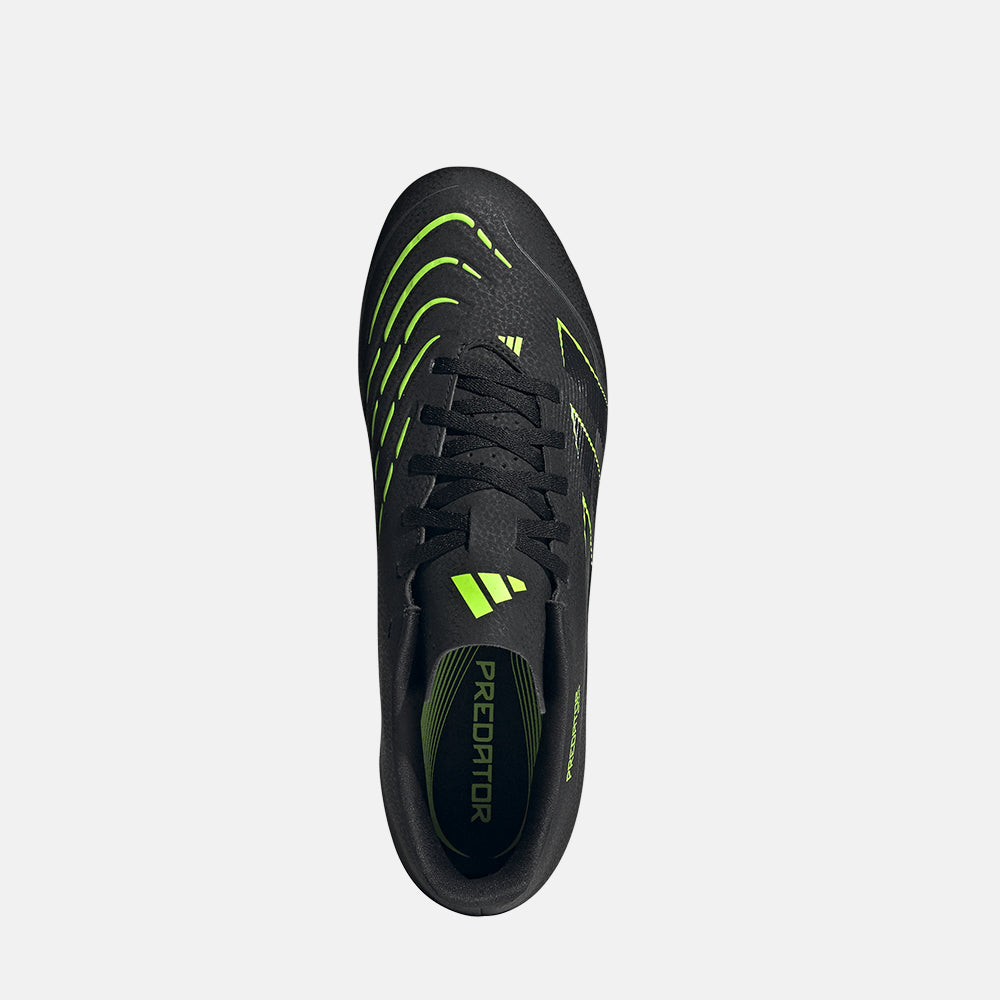 adidas Predator Club FG/MG Soccer Cleats Black/Carbon/Lemon / 10.5 adidas Predator Club FG/MG Soccer Cleats Black/Carbon/Lemon / 10.5