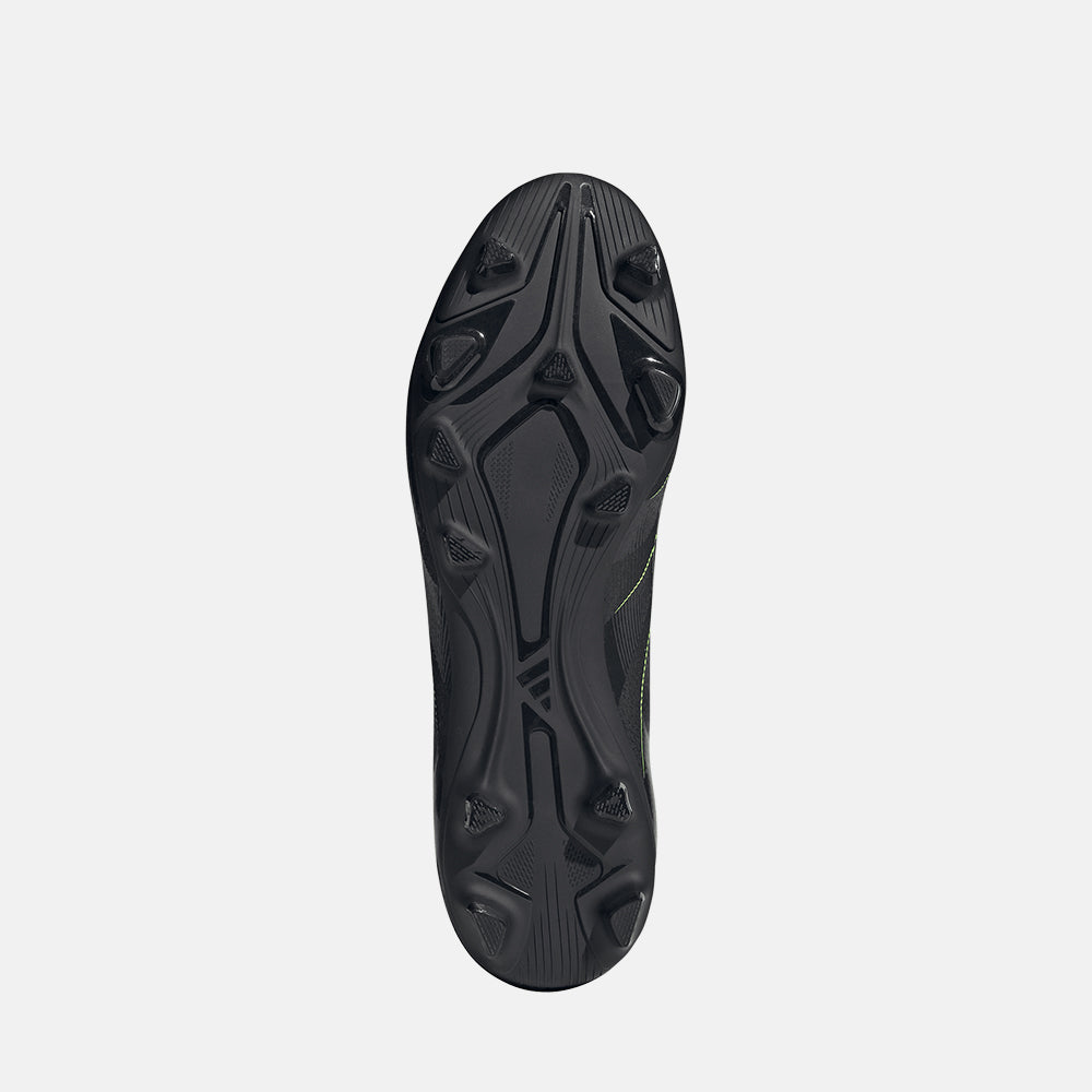 Bottom view of the Adidas Predator Club FG/MG Soccer Cleats.