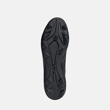 Bottom view of the Adidas Predator Club FG/MG Soccer Cleats.