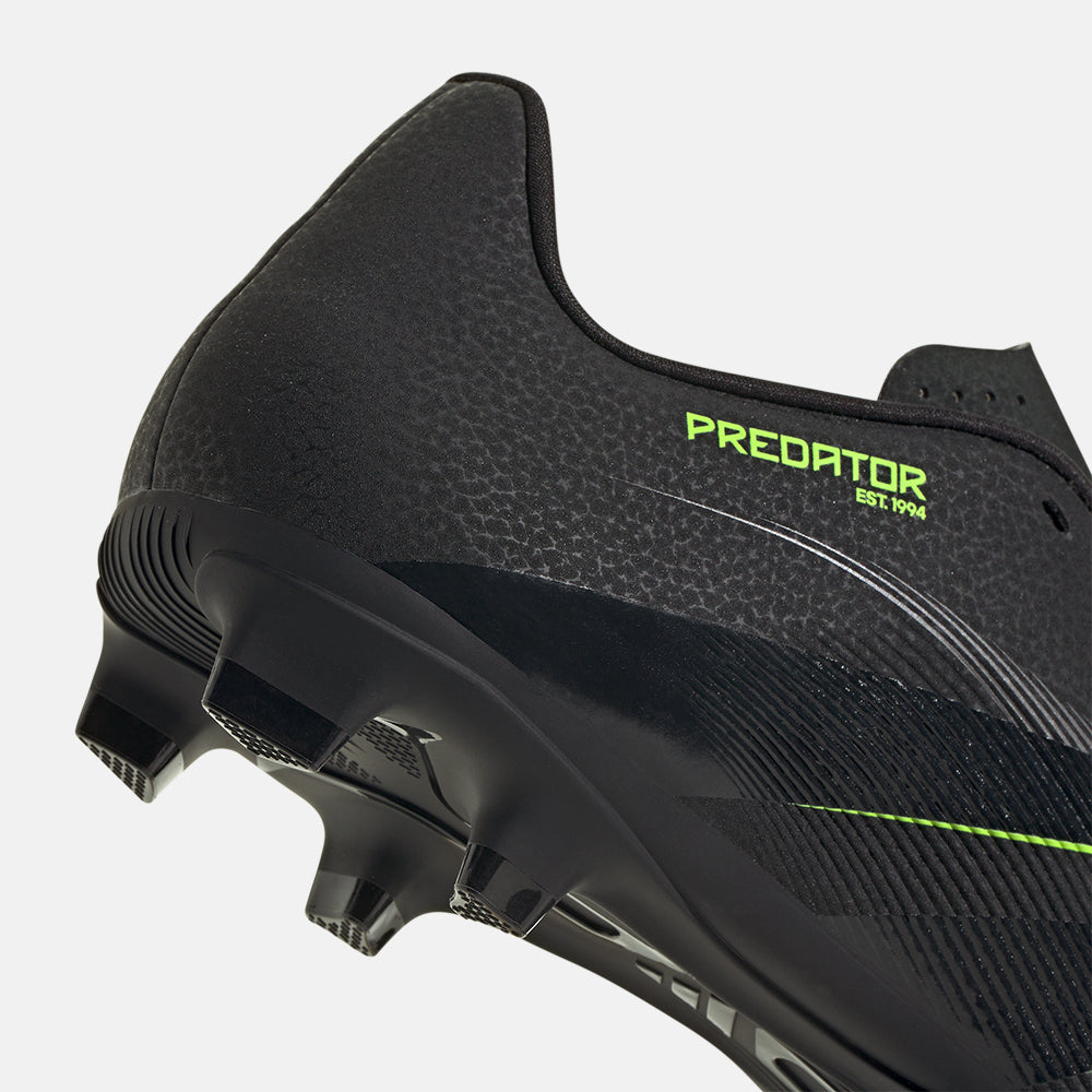 Up close, rear view of the Adidas Predator Club FG/MG Soccer Cleats.