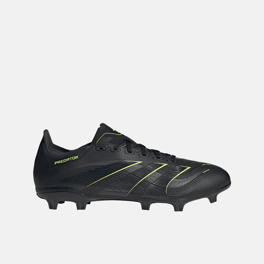 Side view of the Adidas Predator League FG/M Soccer Cleats.