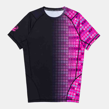 Front view of the Overtime Jelly Fam Valid Compression Tee.