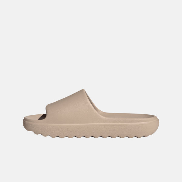 Side medial view of the Adidas Adilette Lumia Slides.