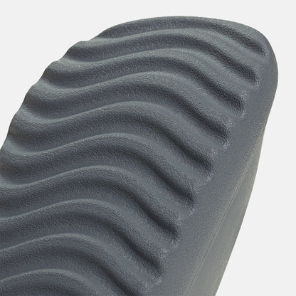 Up close, bottom view of the Adidas Adilette Lumia Slides.