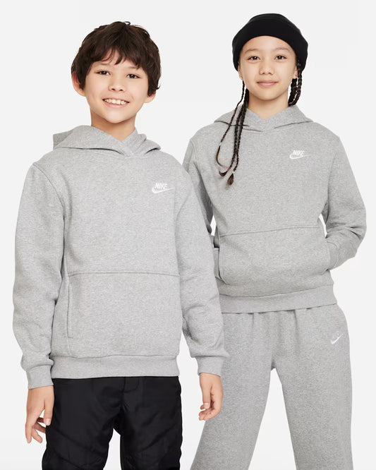 NIKE YOUTH CLUB FLEECE PULLOVER HOODIE