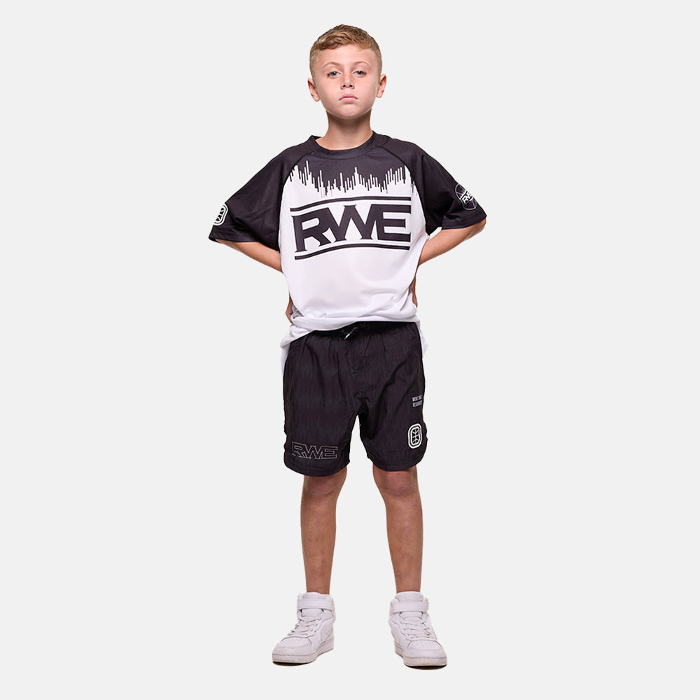 Front view of the Overtime Kids' RWE Tuff Performance Tee.