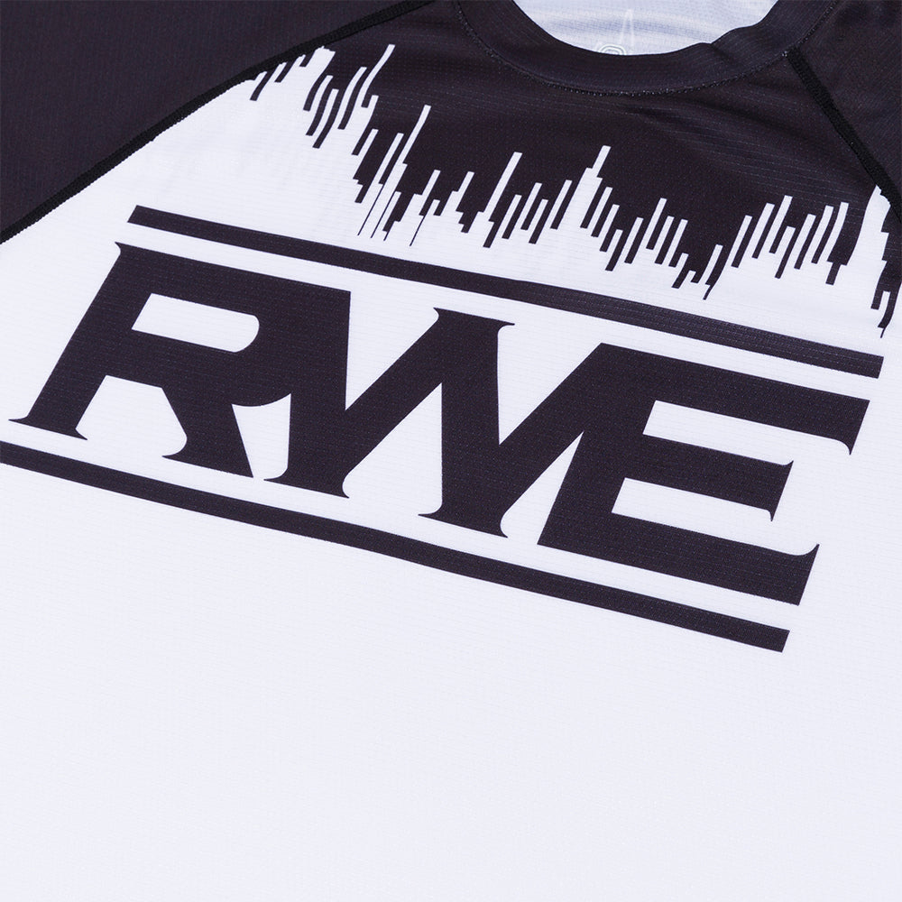 Up close, front view of the Overtime Kids' RWE Tuff Performance Tee.