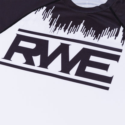 Up close, front view of the Overtime Kids' RWE Tuff Performance Tee.