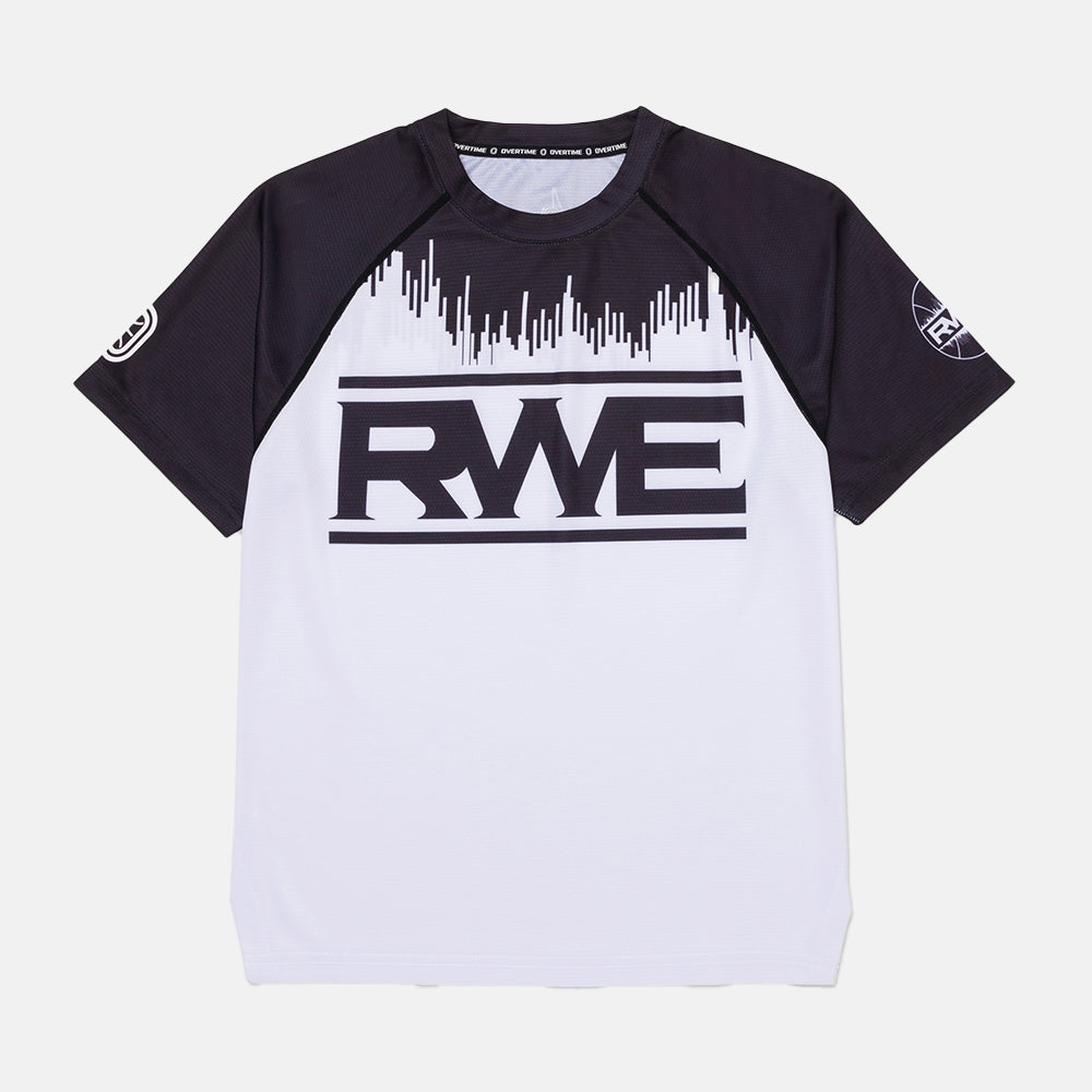 Front view of the Overtime Kids' RWE Tuff Performance Tee.