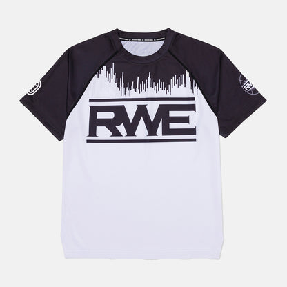Front view of the Overtime Kids' RWE Tuff Performance Tee.