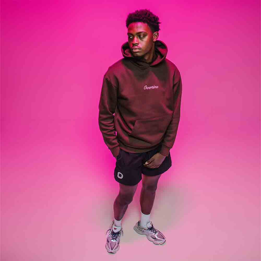 Front view of the Overtime Locked In Keychain Hoodie.