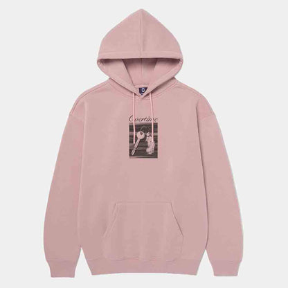 Front view of the Overtime No Time For Heartache Hoodie.