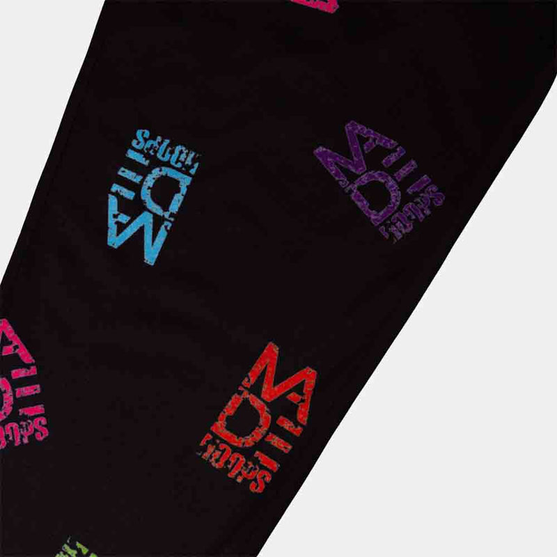 Up close view of the Misprint Pajama Pants.