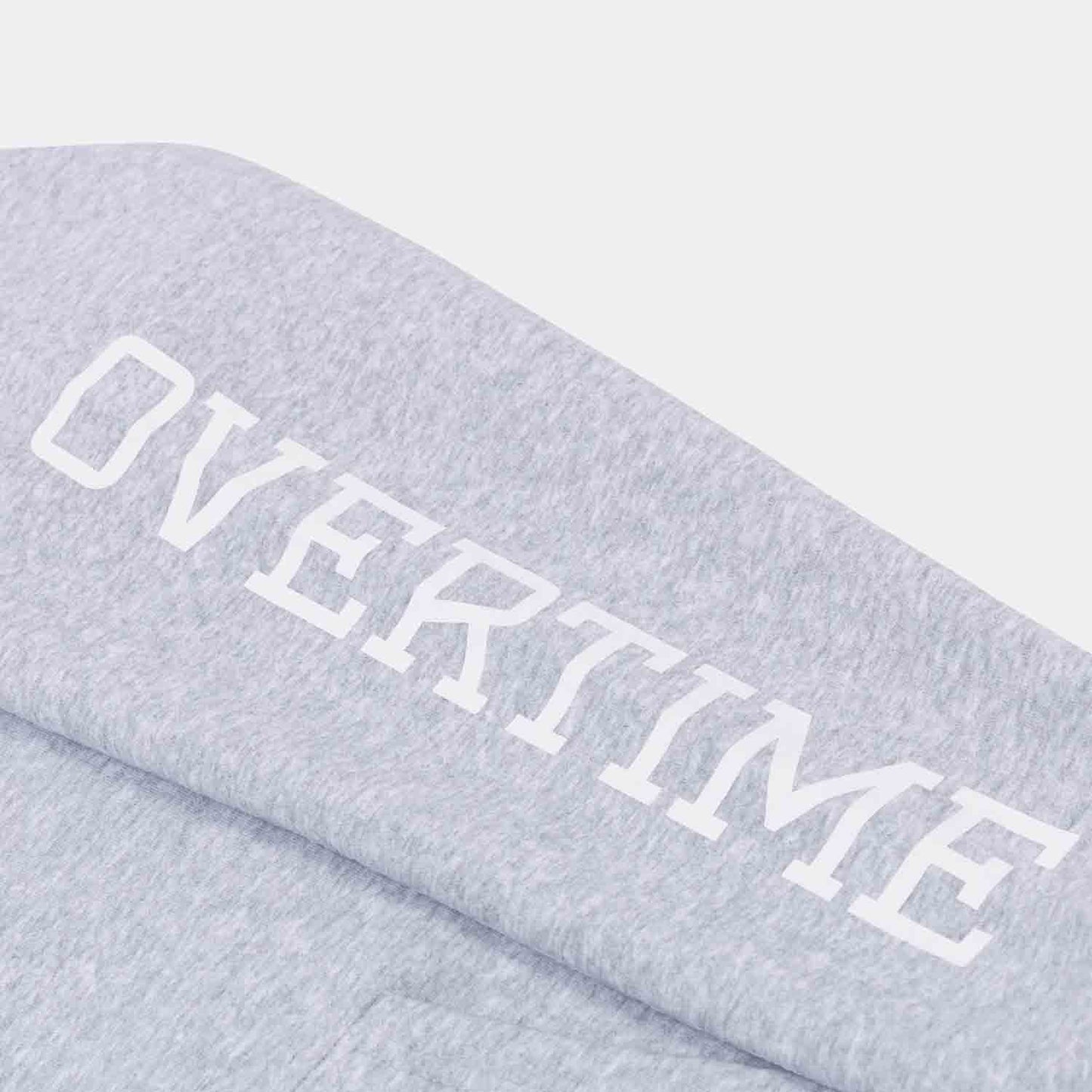 Up close view of sleeve on the Overtime Classic 24 Hoodie.