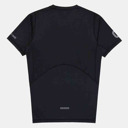 Rear view of the Overtime Kids' Valid Compression Tee.