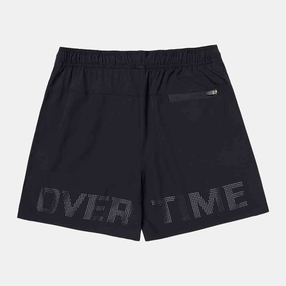 Rear view of the Overtime Melo Performance Shorts.