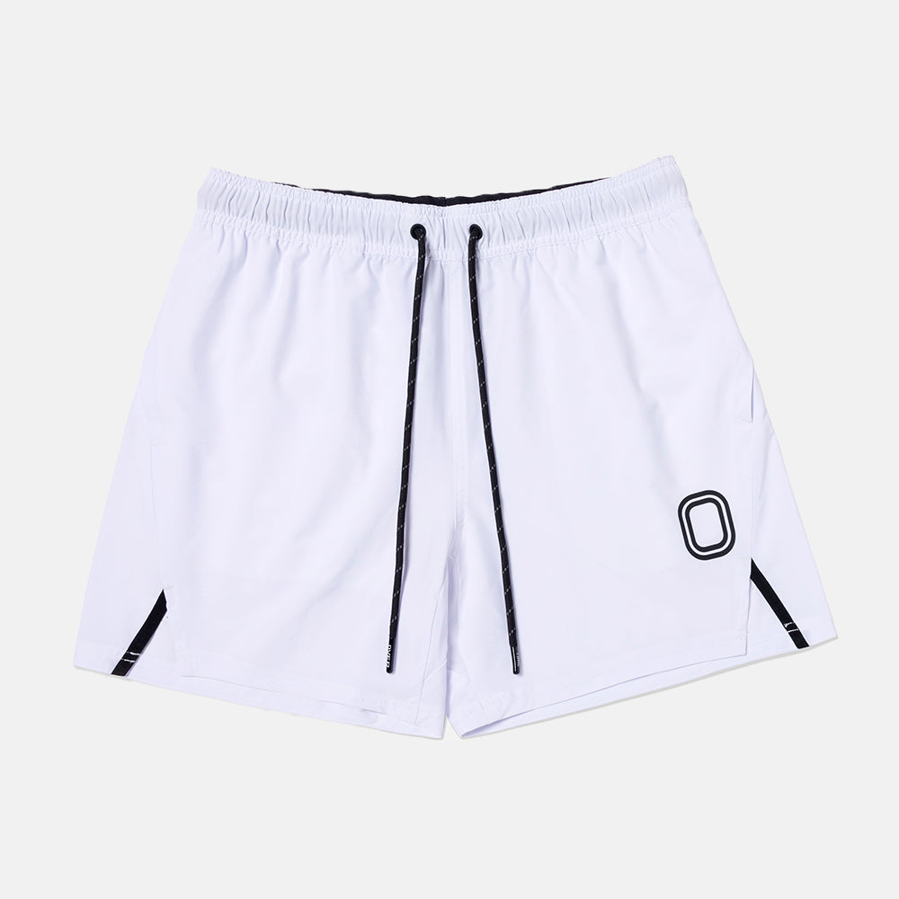 Front view of the Overtime Melo Performance Shorts.