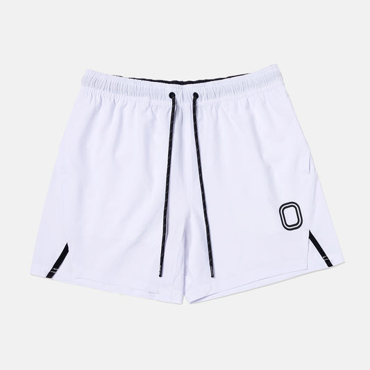 Front view of the Overtime Melo Performance Shorts.