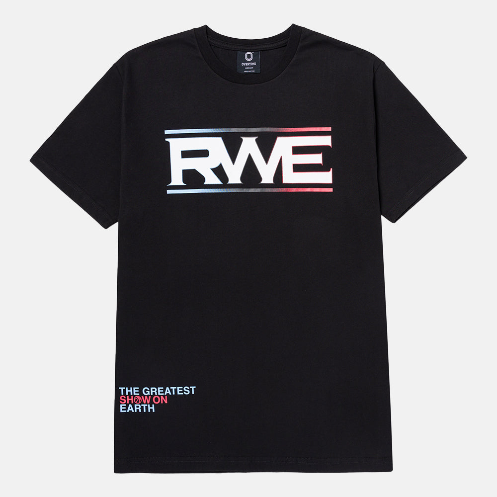 Front view of the Overtime RWE On Top Tee.