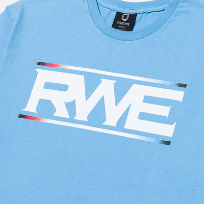 Up close, front view of the Overtime RWE On Top Tee.