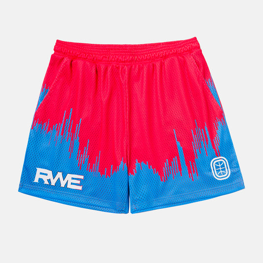 Front view of the Overtime RWE Shorts.