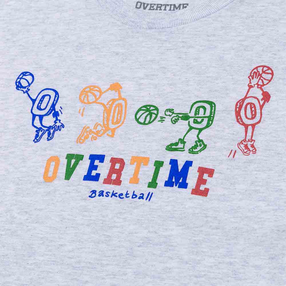 Up close view of the Youth Overtime Dunk Man Tee.