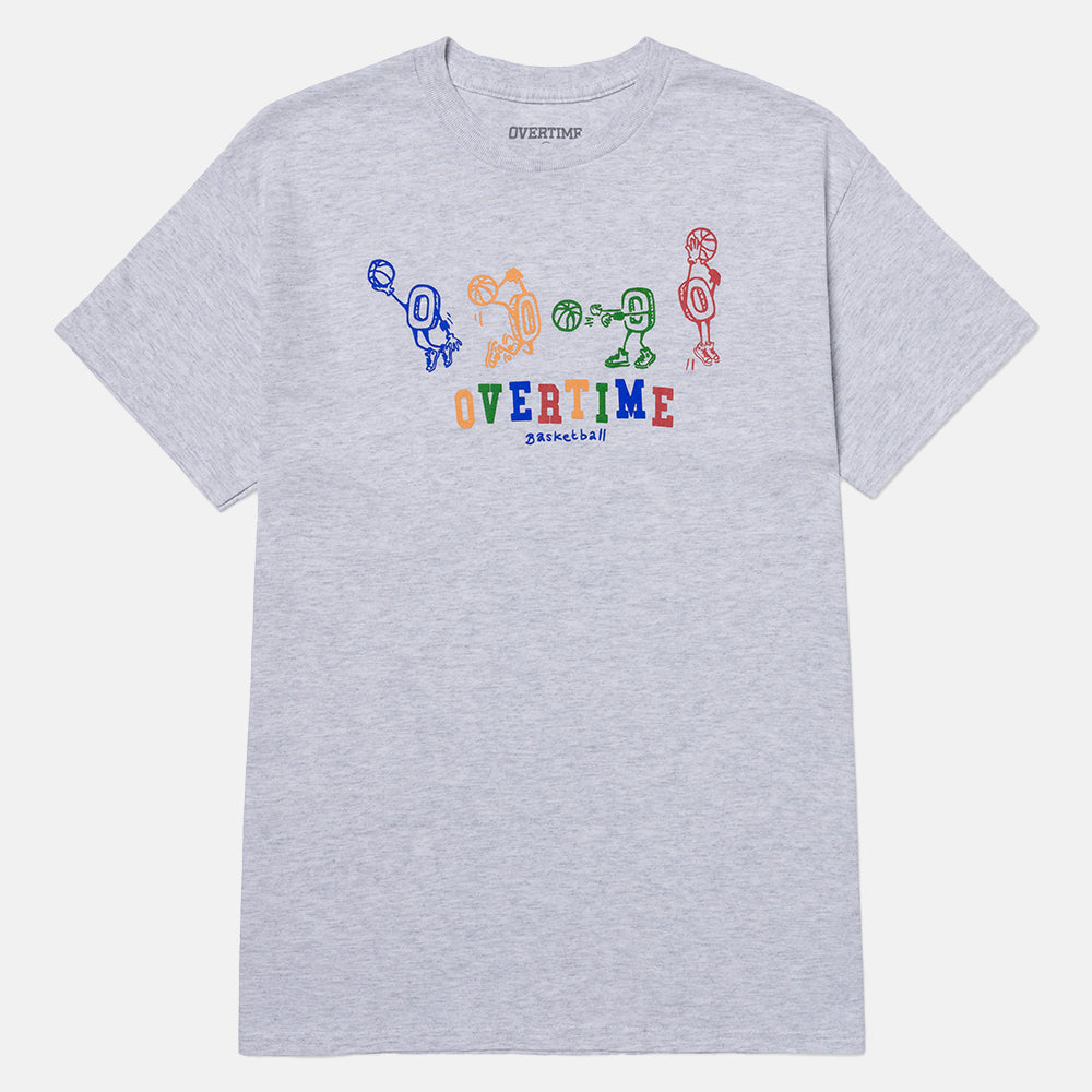 Front view of the Youth Overtime Dunk Man Tee.