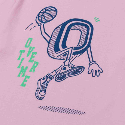 Up close, front view of the Youth Overtime Dunk Man Tee.