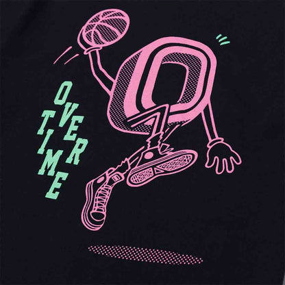 Up close, front view of the Overtime Dunk Man Tee.