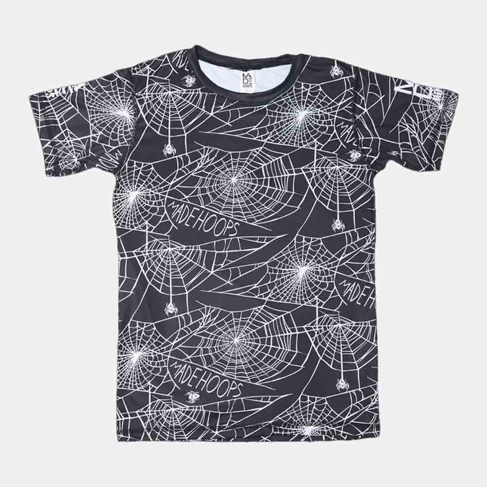 Front view of the Kids' On Court Instincts Compression T-Shirt.