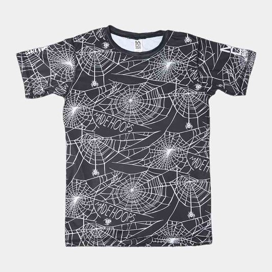 Front view of the Kids' On Court Instincts Compression T-Shirt.