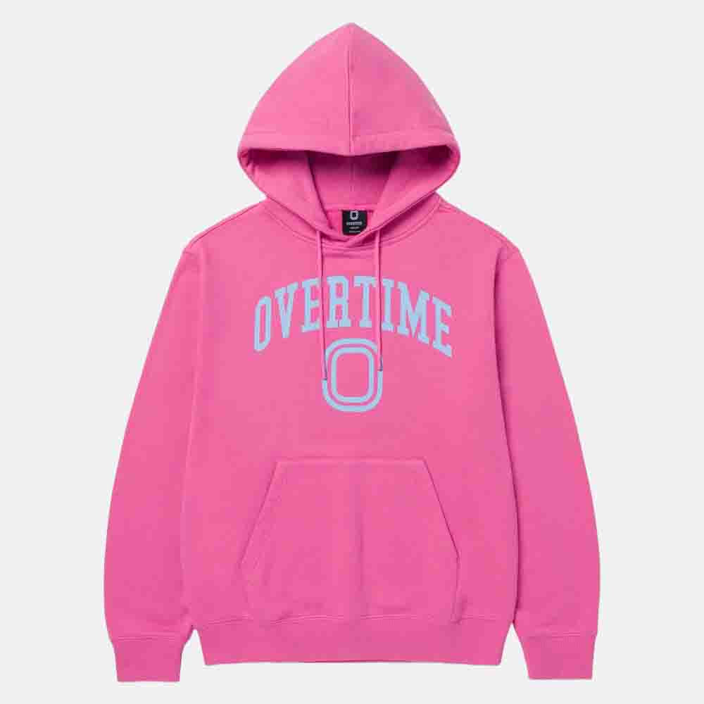 Front view of the Overtime Varsity Hoodie.