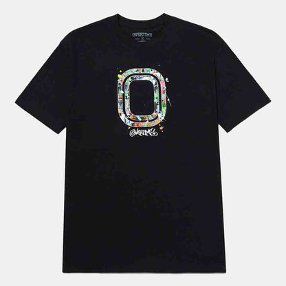 Front view of the Overtime Vandal Paint Tee.
