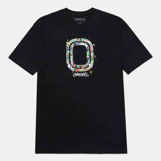 Front view of the Overtime Vandal Paint Tee.