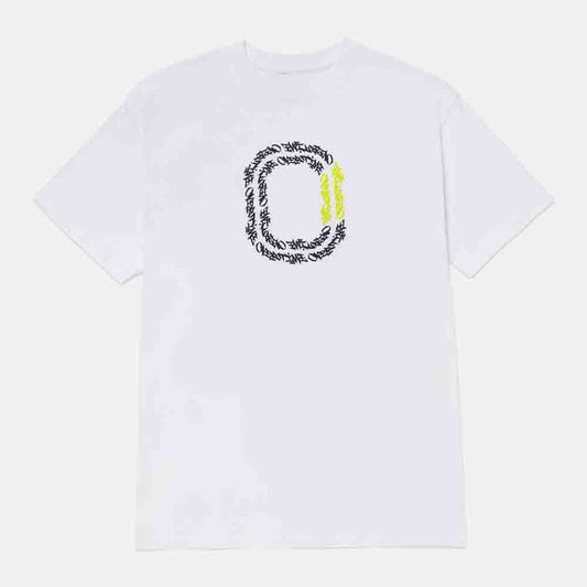 Front view of the Overtime Kids' Vandal Script Tee.