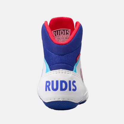 Rear view of the Rudis Colt 4.0 Youth Wrestling Shoes, USA.