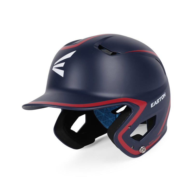 Easton Z5 2.0 Batting Helmet With Jaw Guard - Junior Baseball Softball Matte White